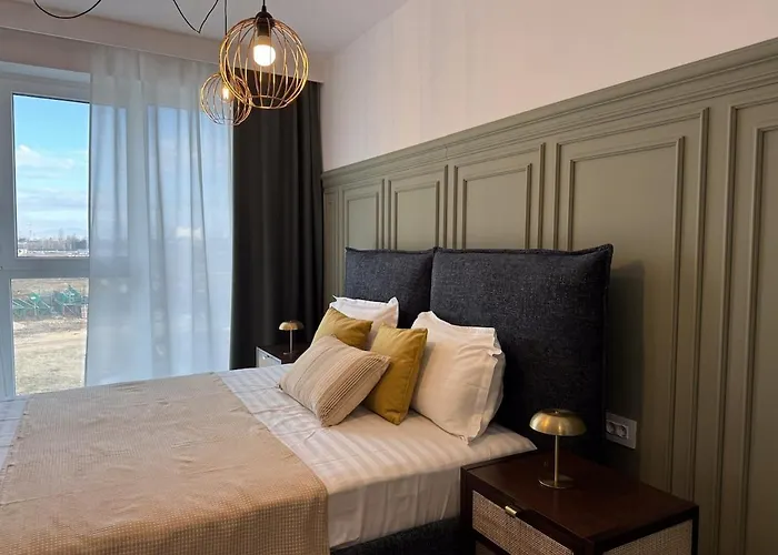 Cozy Cityscape Green, Modern Designer *